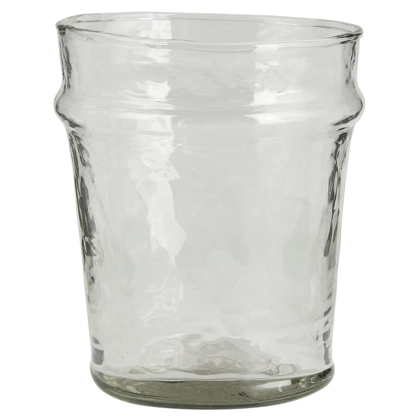 Bicchiere acqua - con bordo - Vetro soffiato