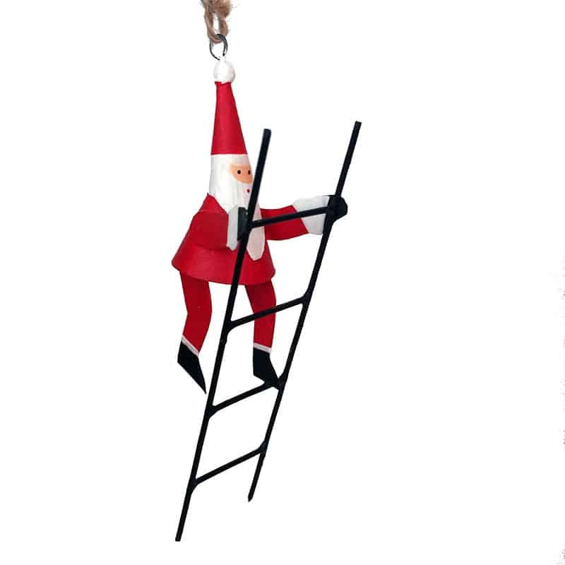 Santa - sulla scala