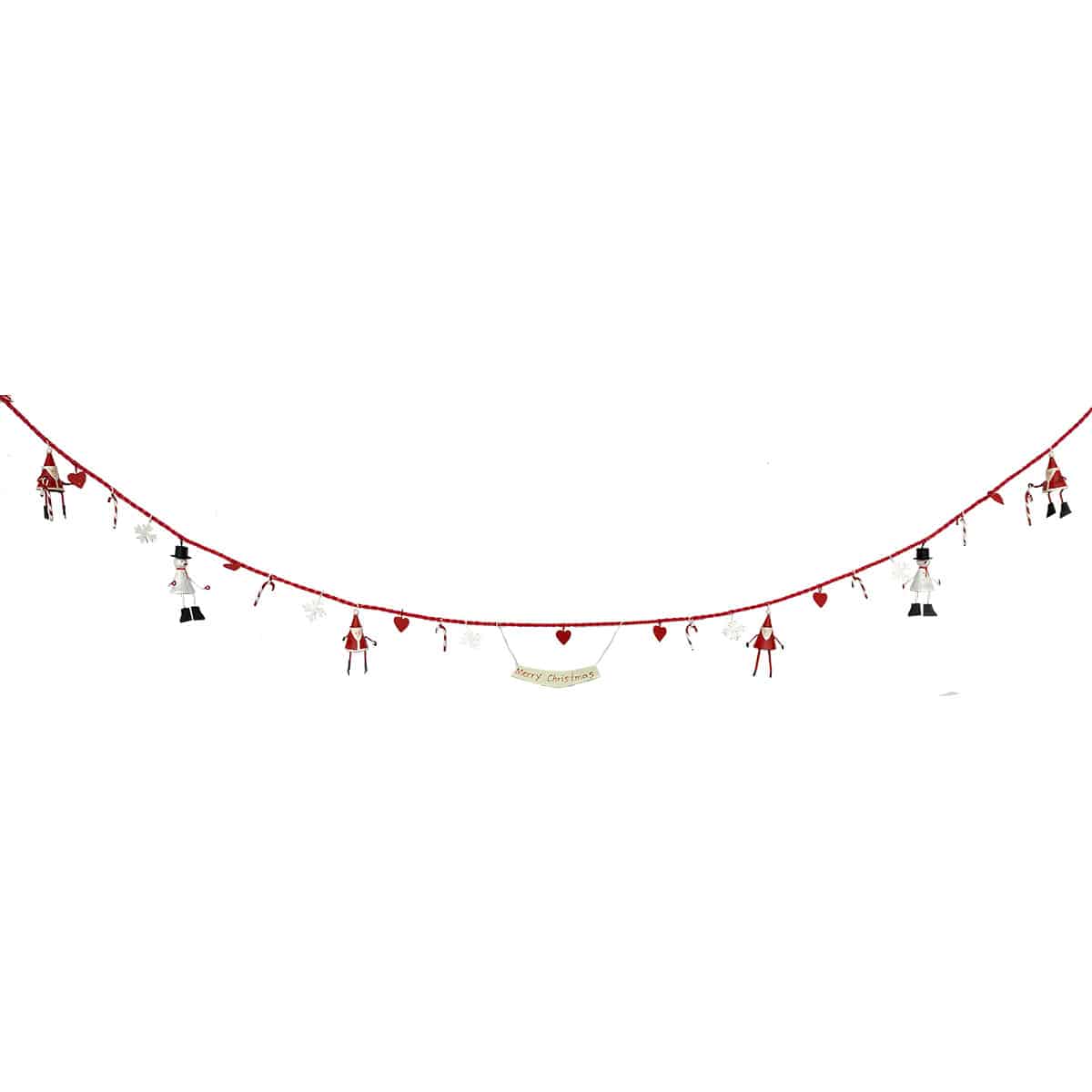 Santa & Pupazzo di neve - Ghirlanda