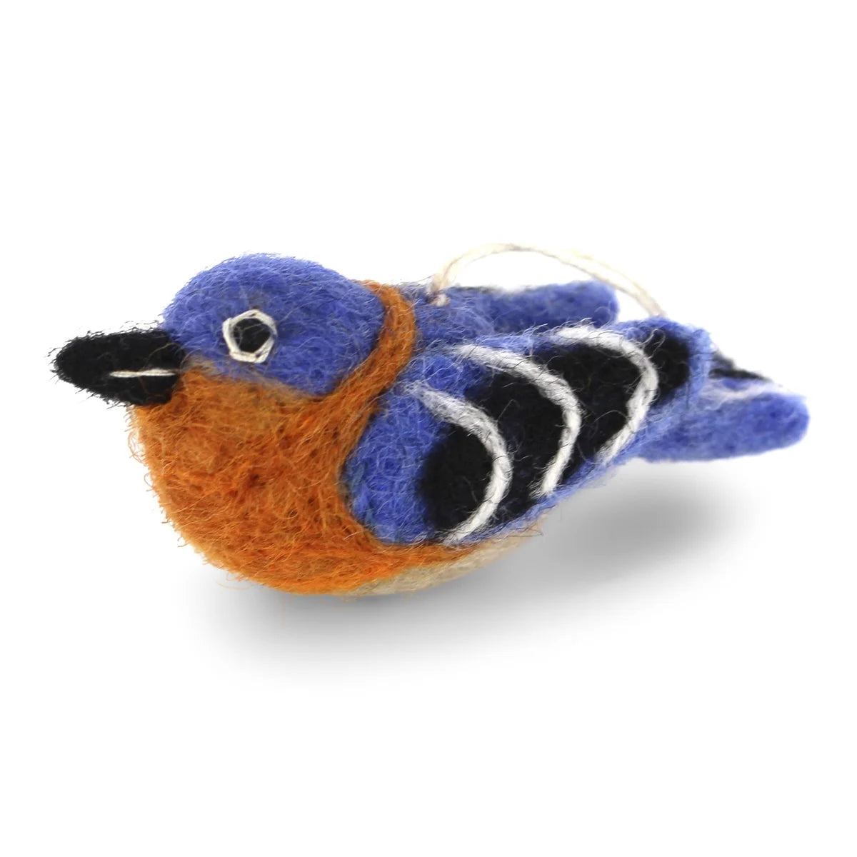 Uccellino blu/arancio - Decorazioni