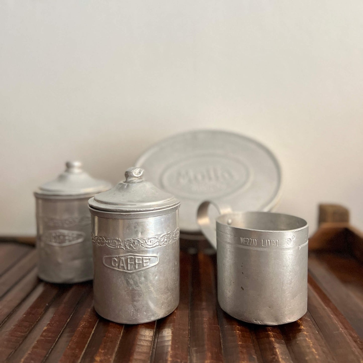 Set 2 Barattoli - Zucchero e Caffè - Vintage