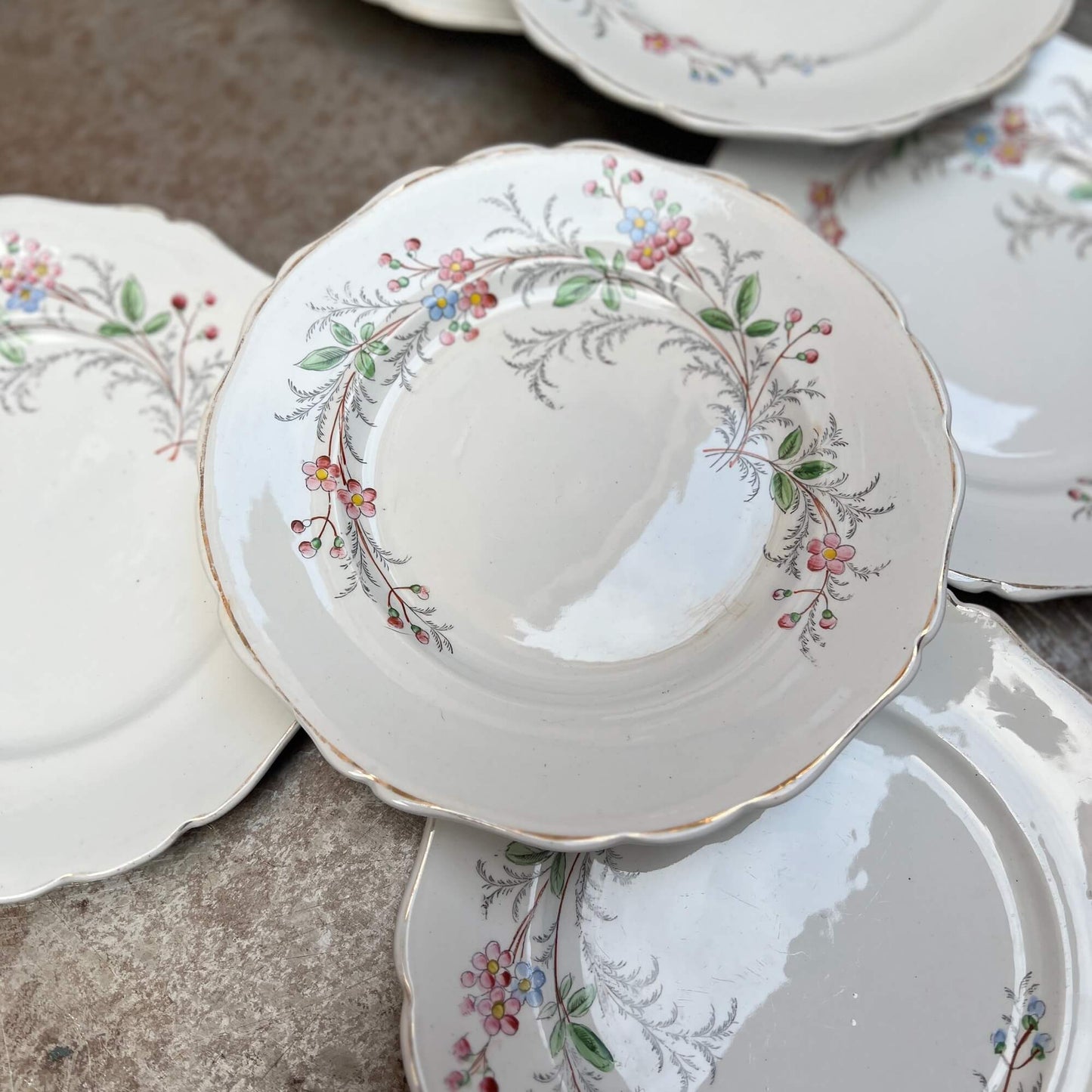 SET 6 Piattini dolce - Laveno - Vintage