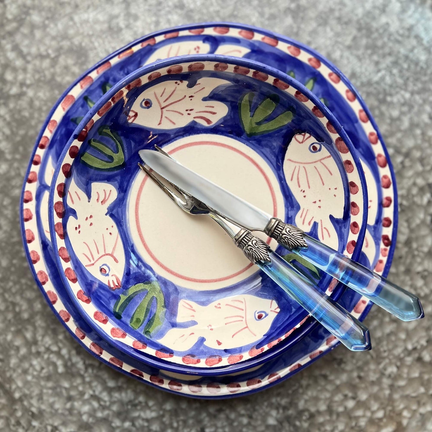 Piatto Fondo - Poseidone - Arcucci