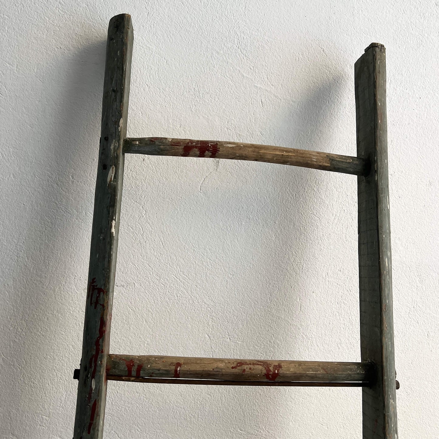 Blue ladder - 3 rungs - Vintage