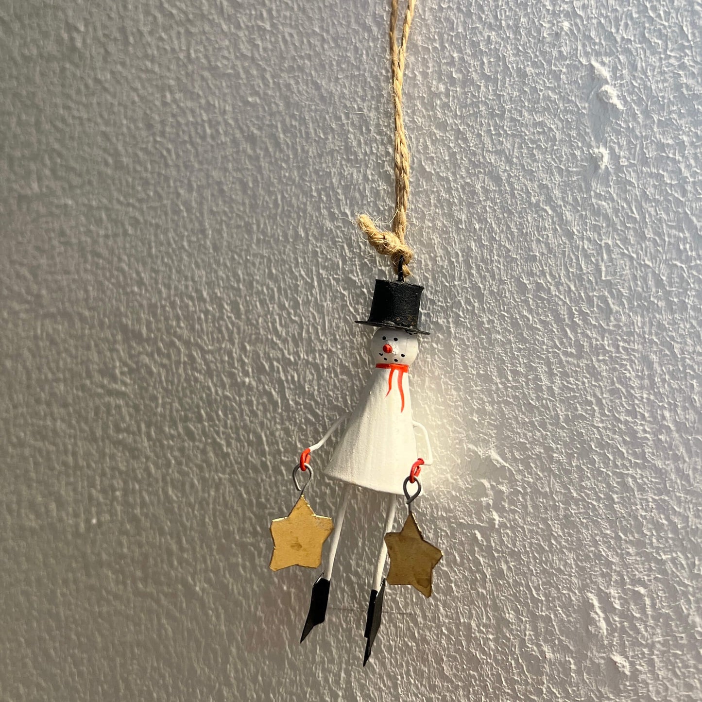 Pupazzo di neve - Stelle oro