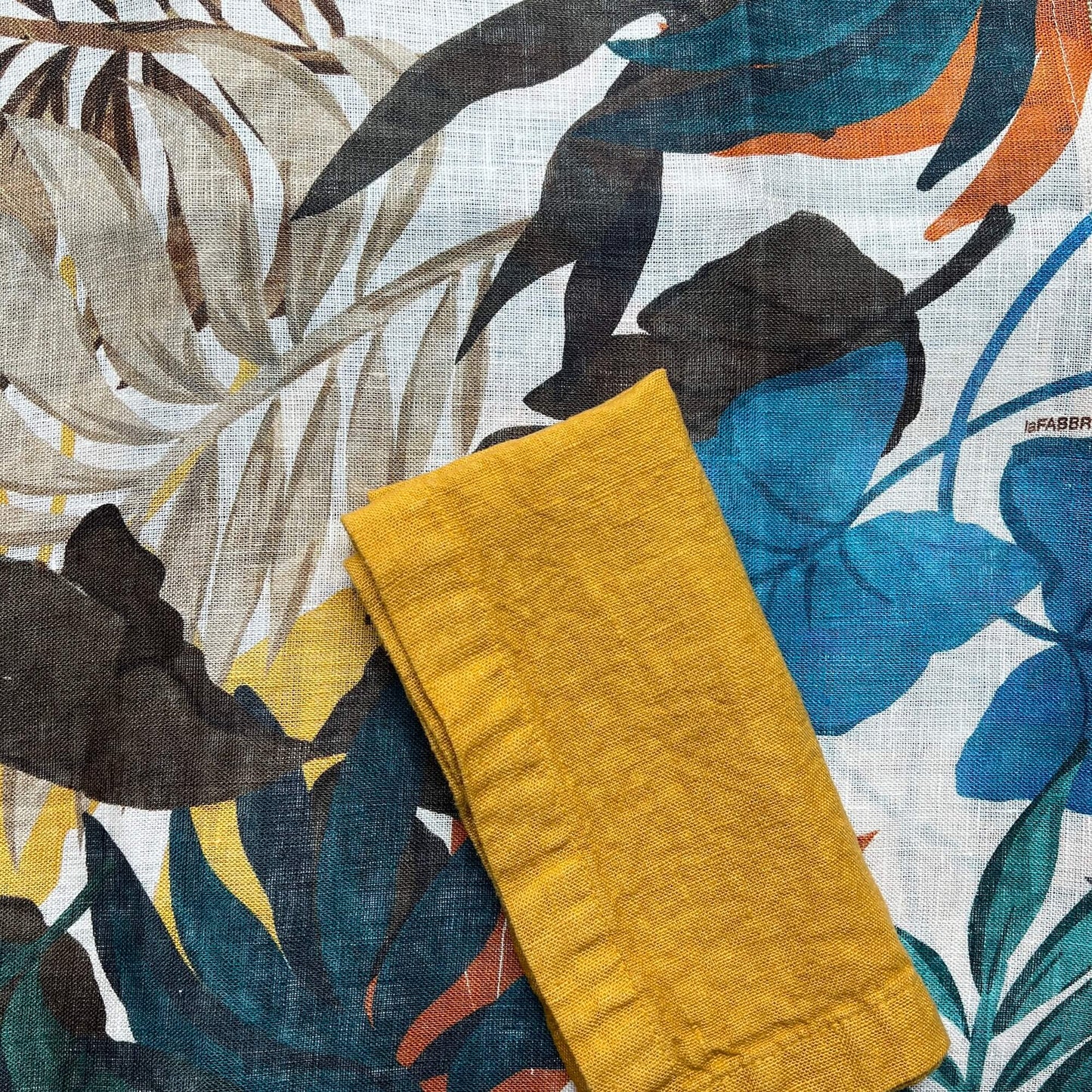 Napkins 39x39 - Borders & Frames - La Fabbrica del Lino