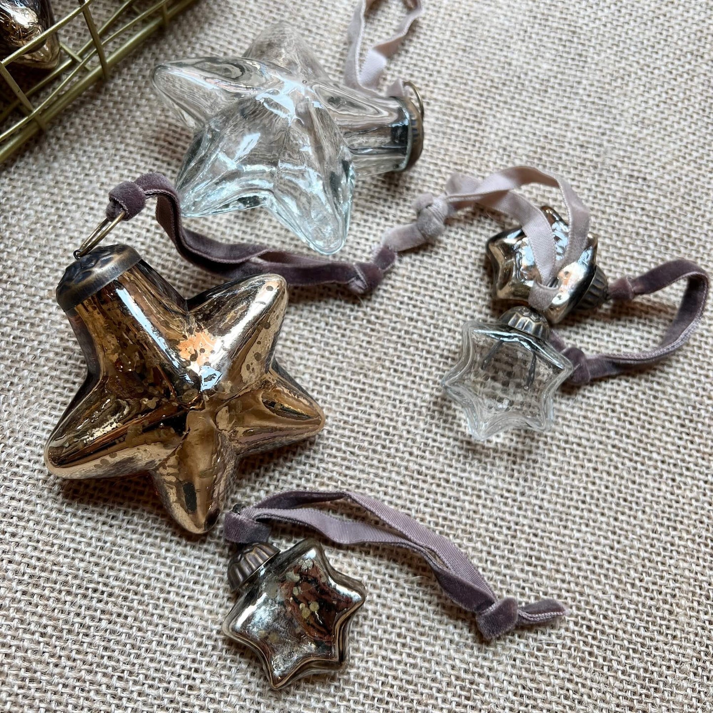 Stella - Trasparente & Oro - Decorazioni Natale