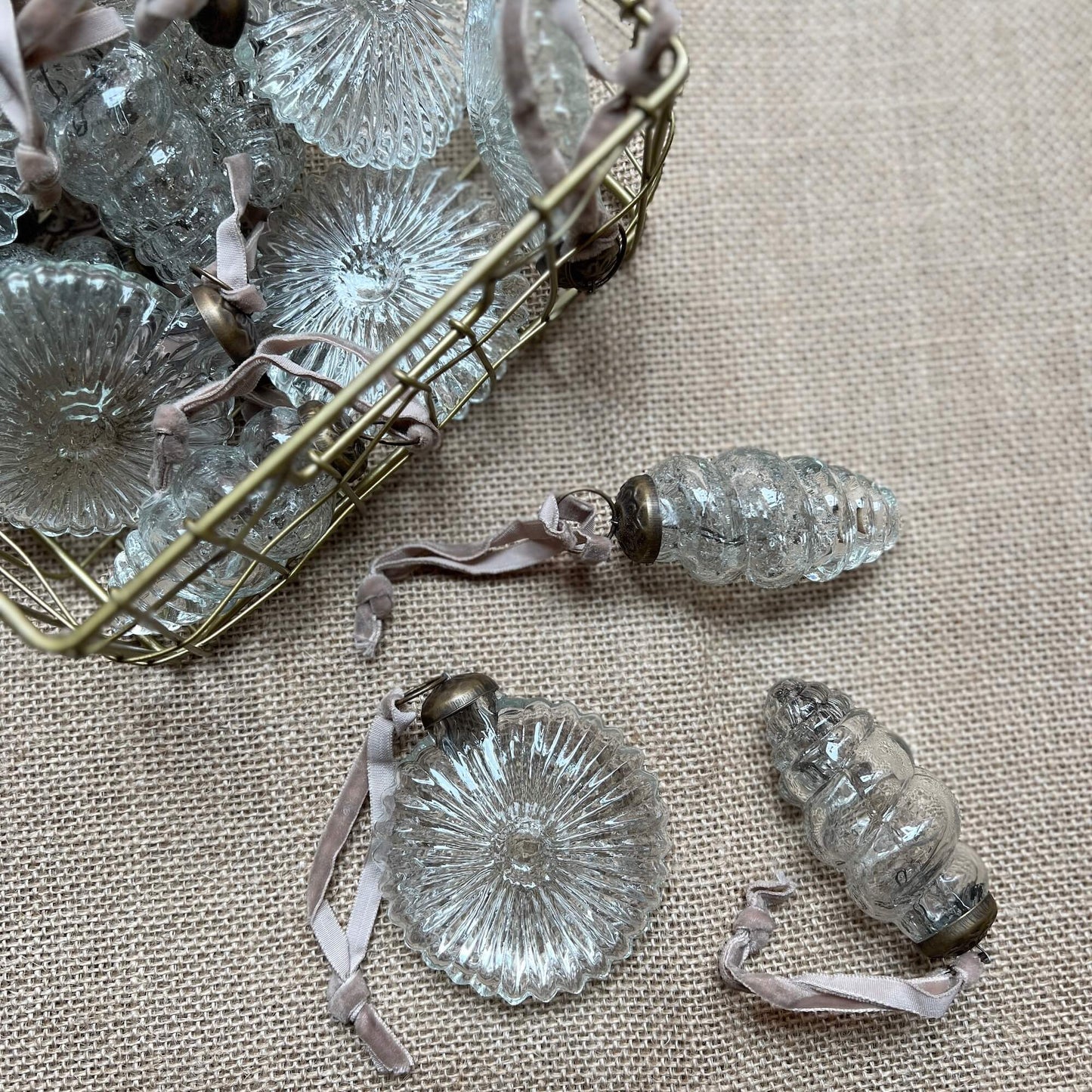 Conchiglia Tonda - Trasparente - Decorazioni Natale