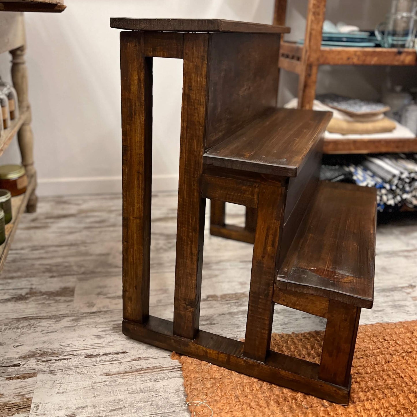 Mustard Stool - Vintage