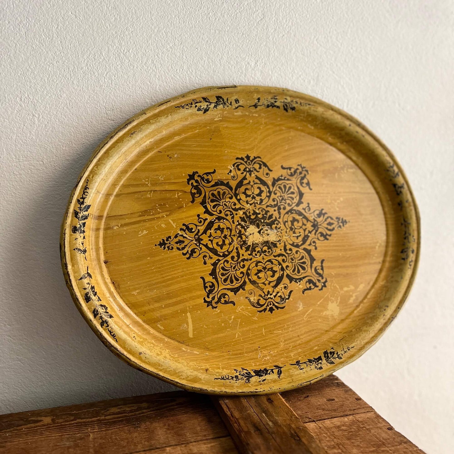 Vassoio ovale - Metallo - Vintage