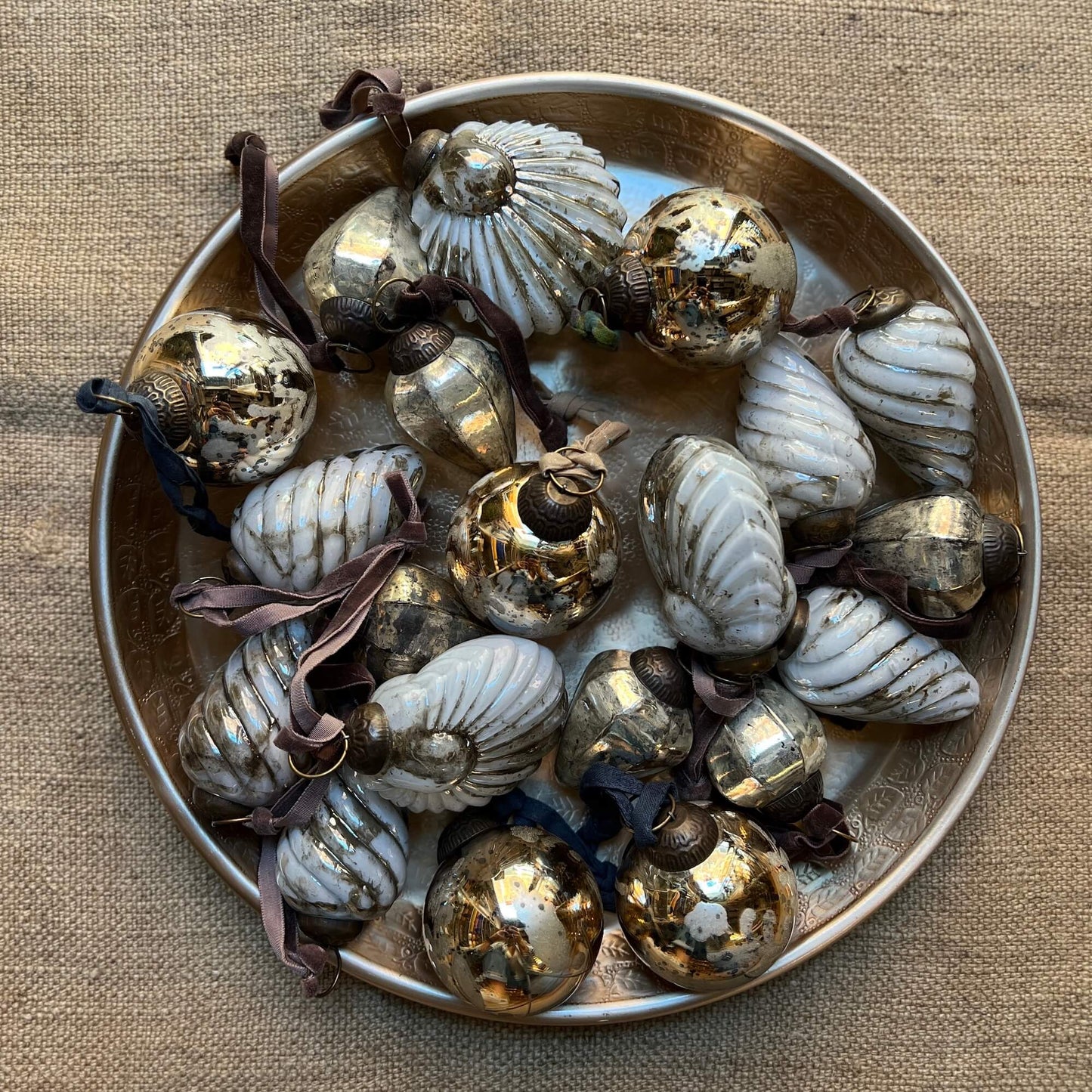 Conchiglia - Oro & crema - Decorazioni Natale