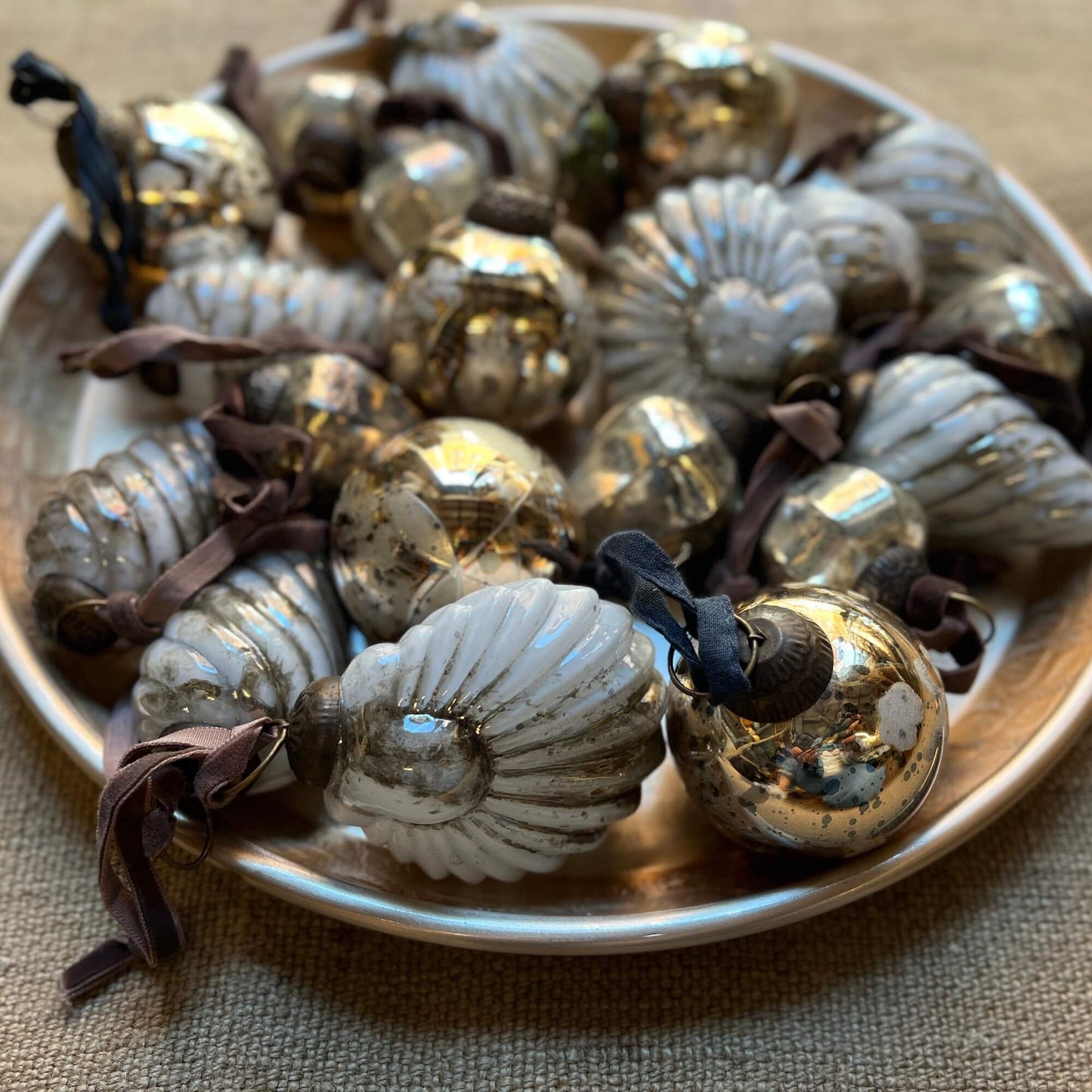 Spirale - Oro & crema - Decorazioni Natale