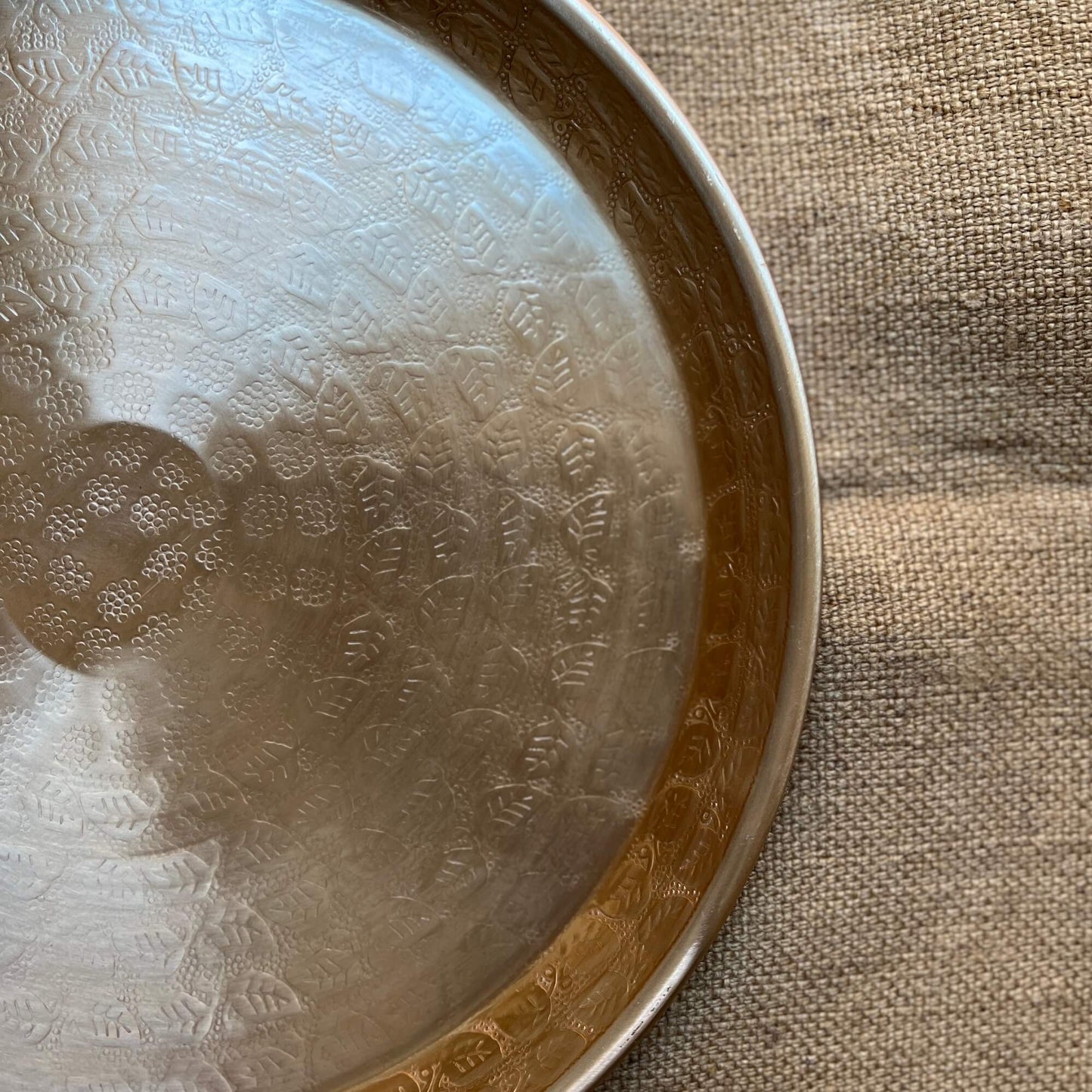 Vassoio dorato - Ottone