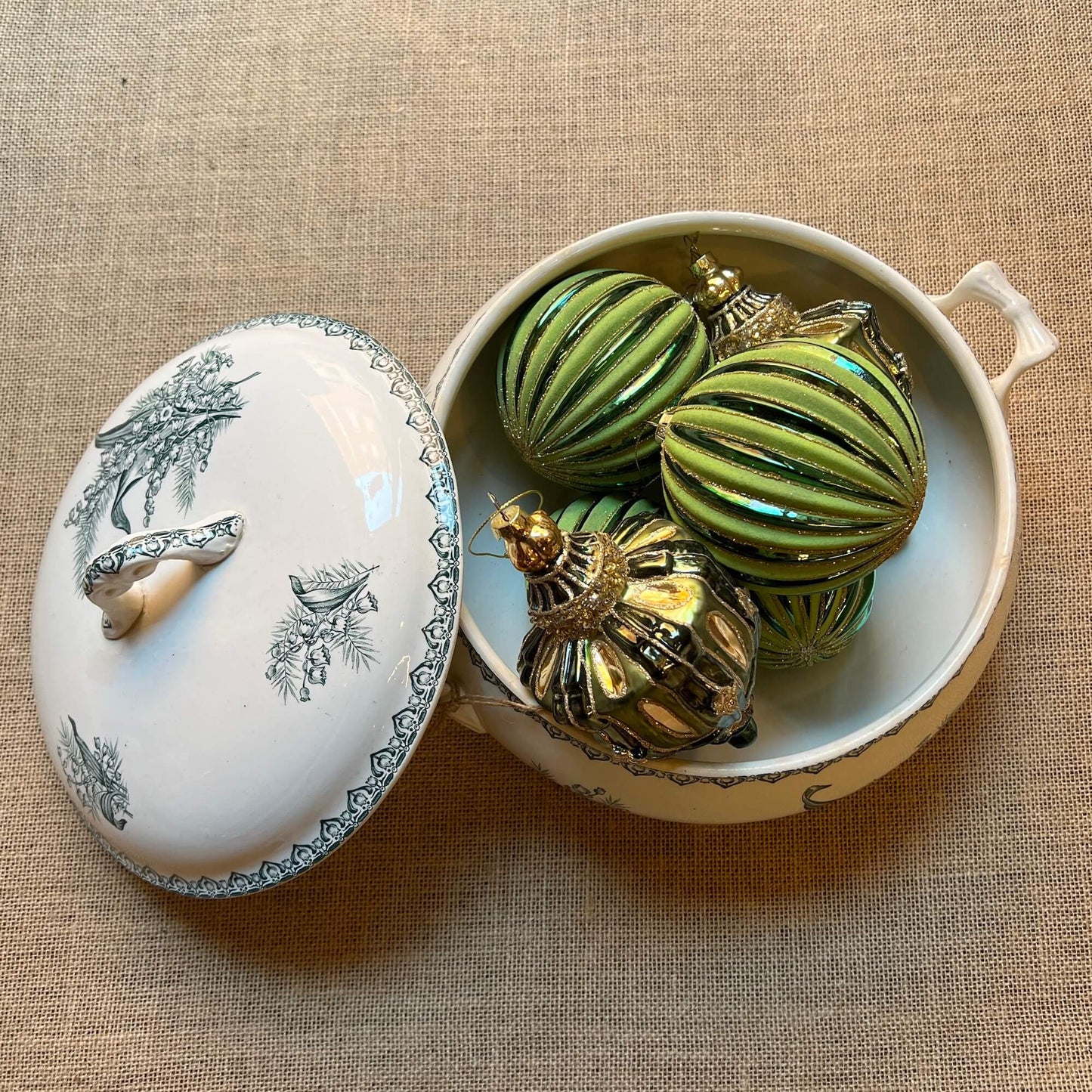 Palle - Vetro e velluto - Decorazioni Natale