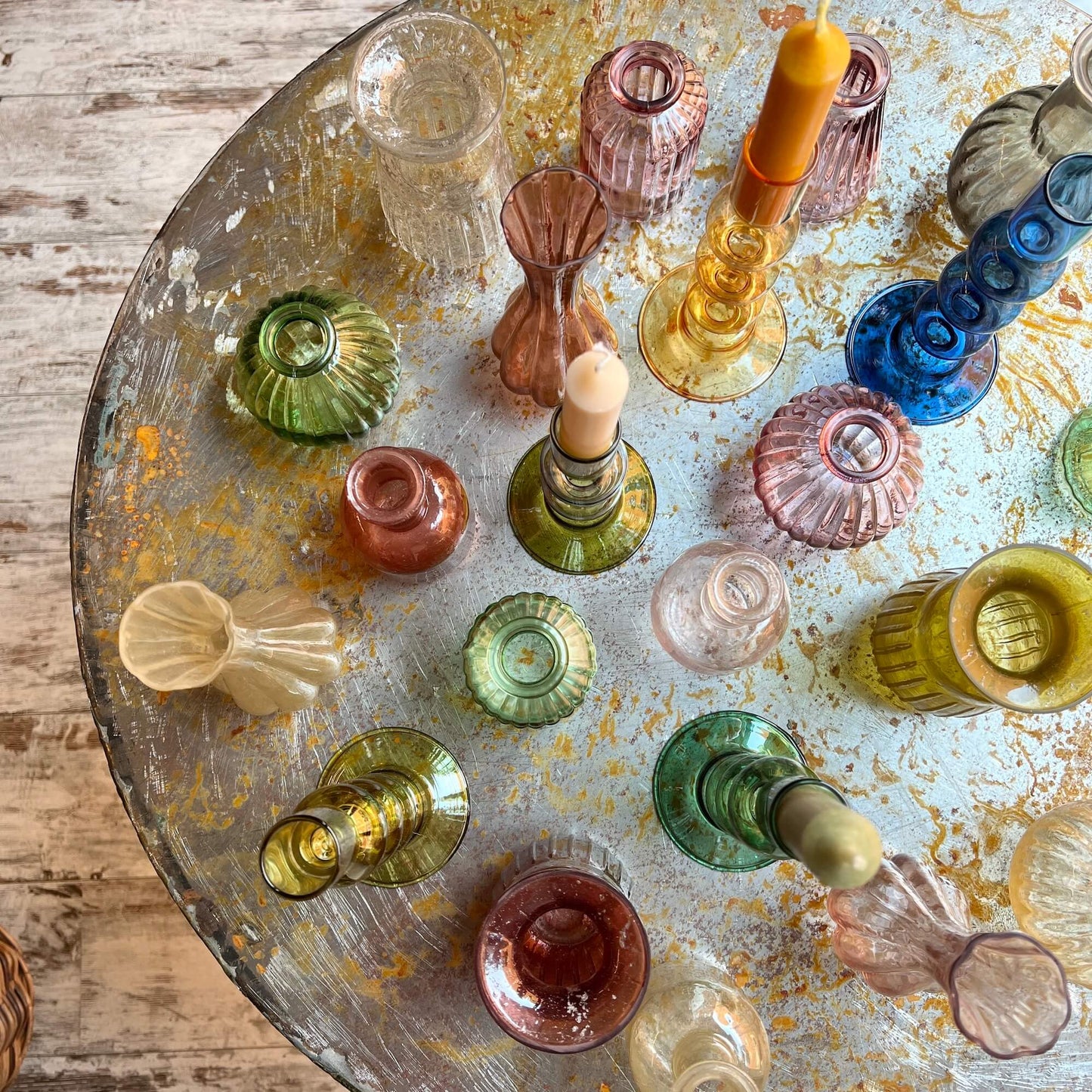 Vasetti in vetro - colori assortiti