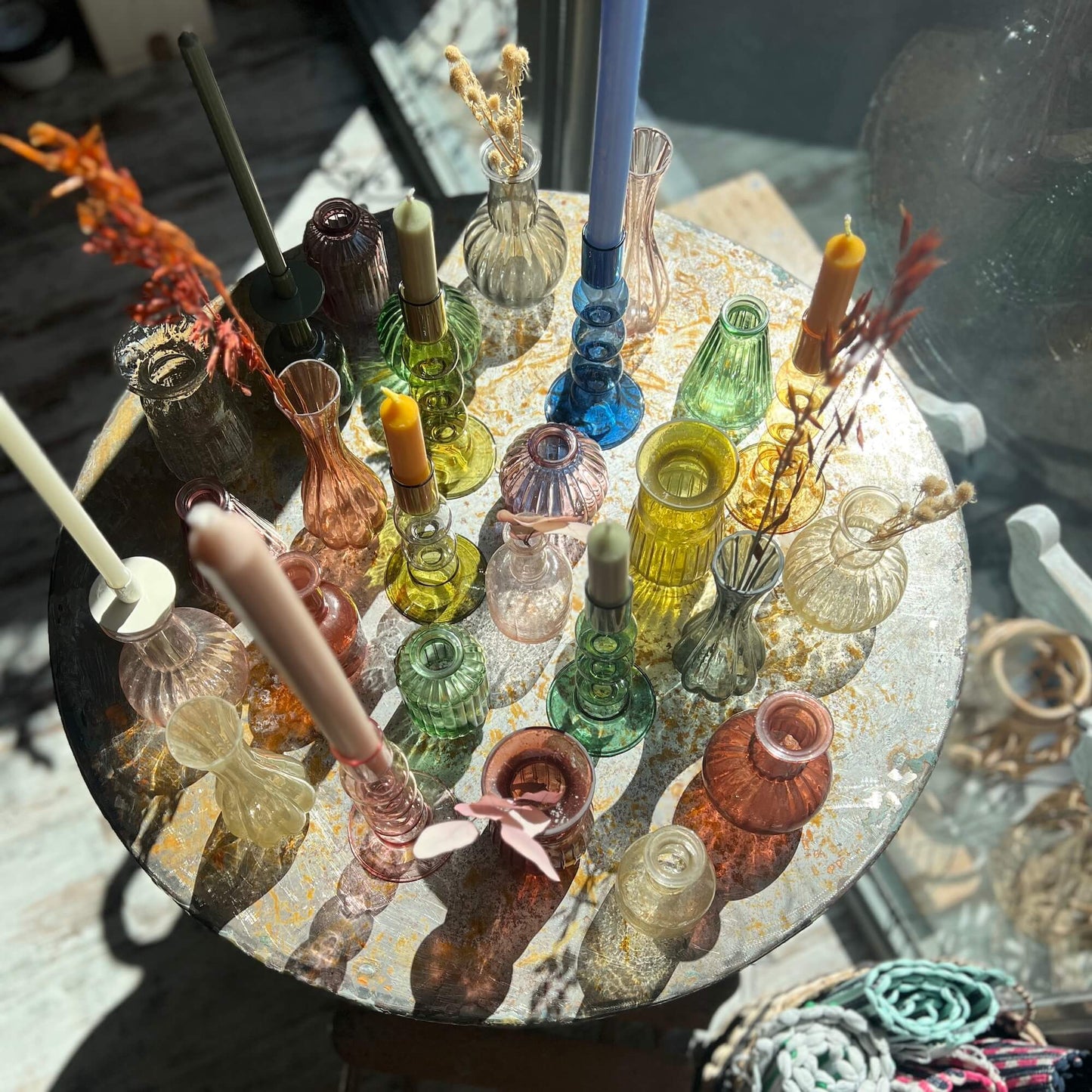 Vasetti in vetro - colori assortiti