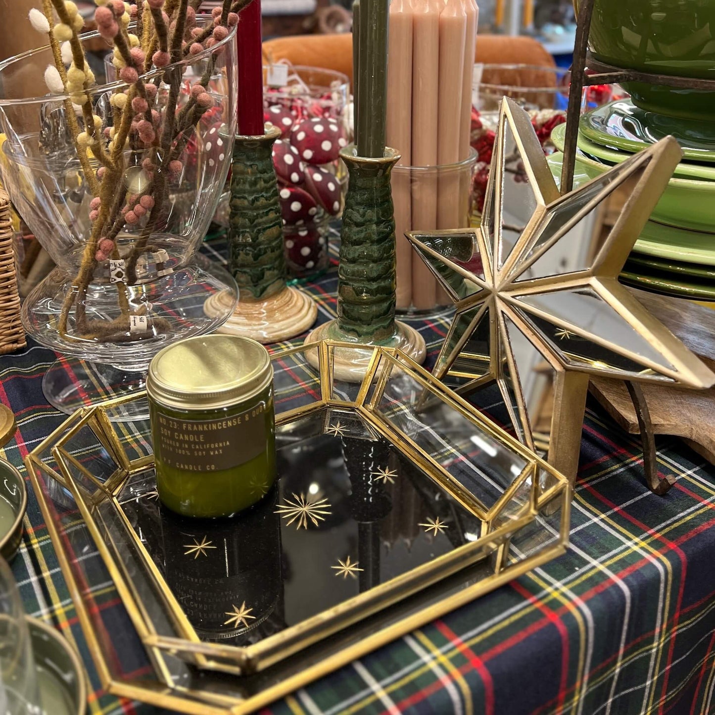 Vassoio in vetro - Stelle