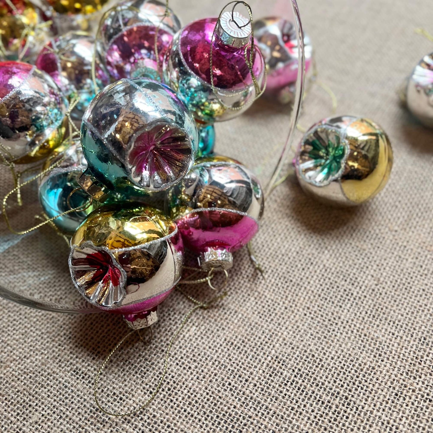 Palle colorate - Argento & Glitter - Decorazioni Natale