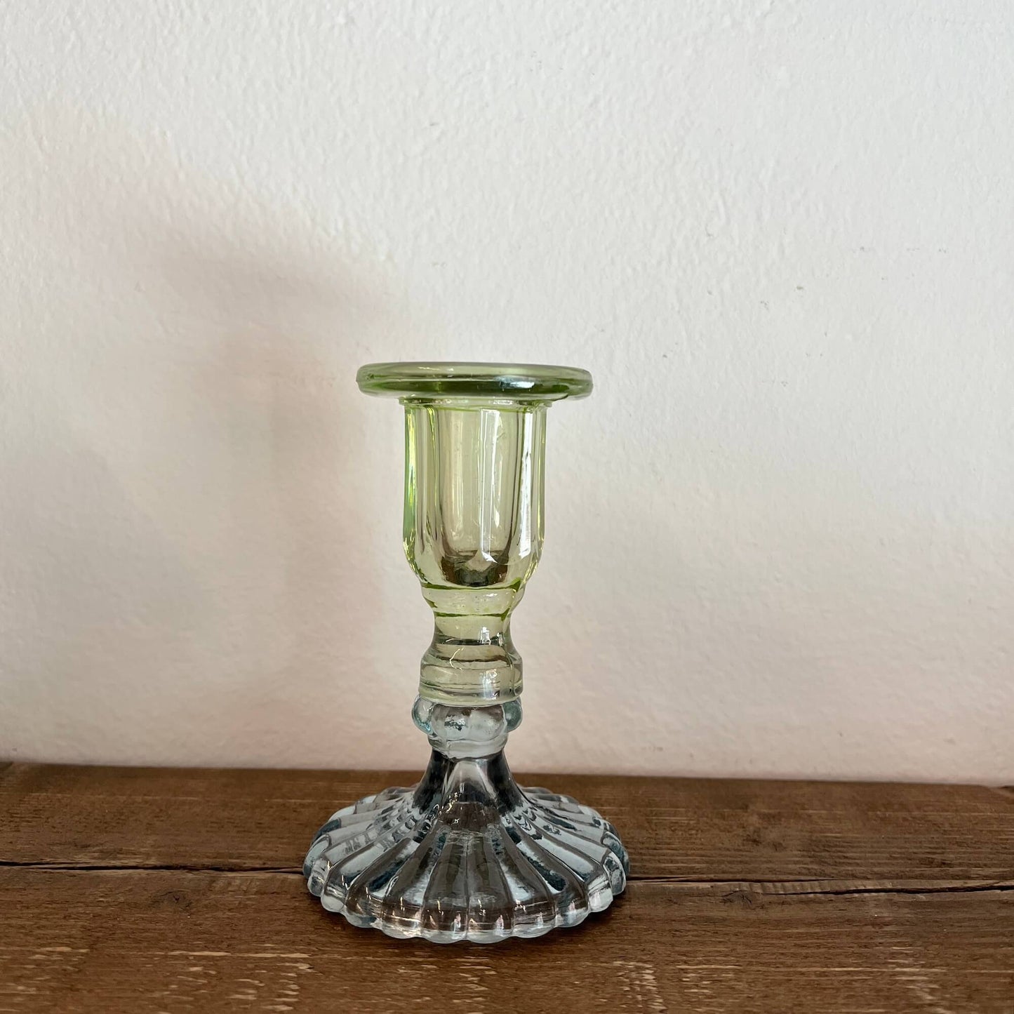 Candelabro vetro riciclato - colori assortiti