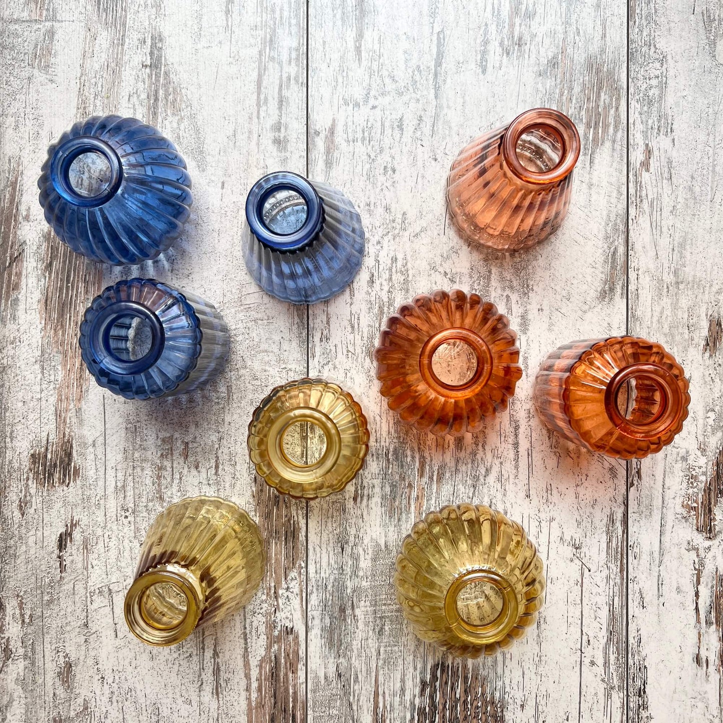 Vasetti in vetro - colori assortiti