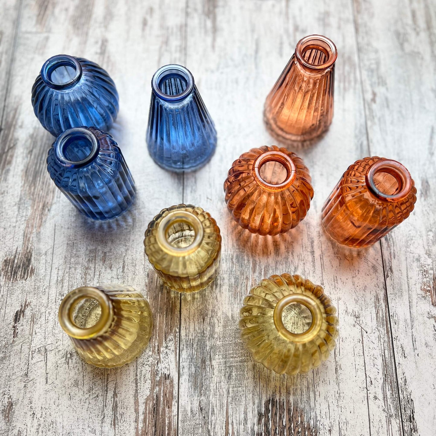 Vasetti in vetro - colori assortiti