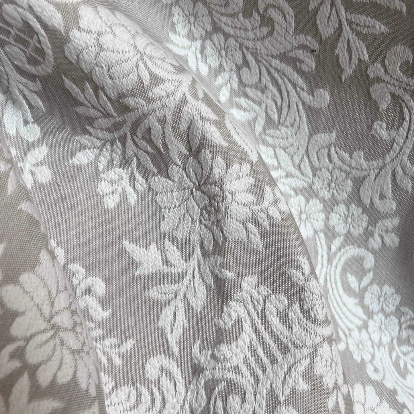 Tessuto al metro - Cotone - Jacquard fiori