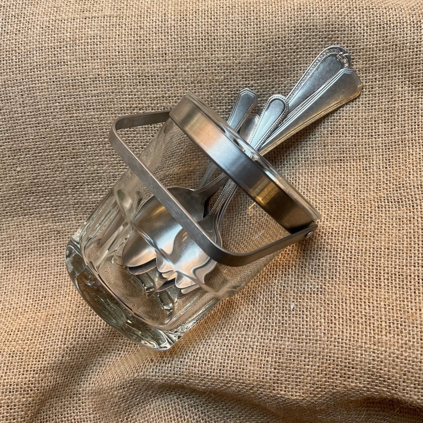 Ice bucket - glass - Vintage