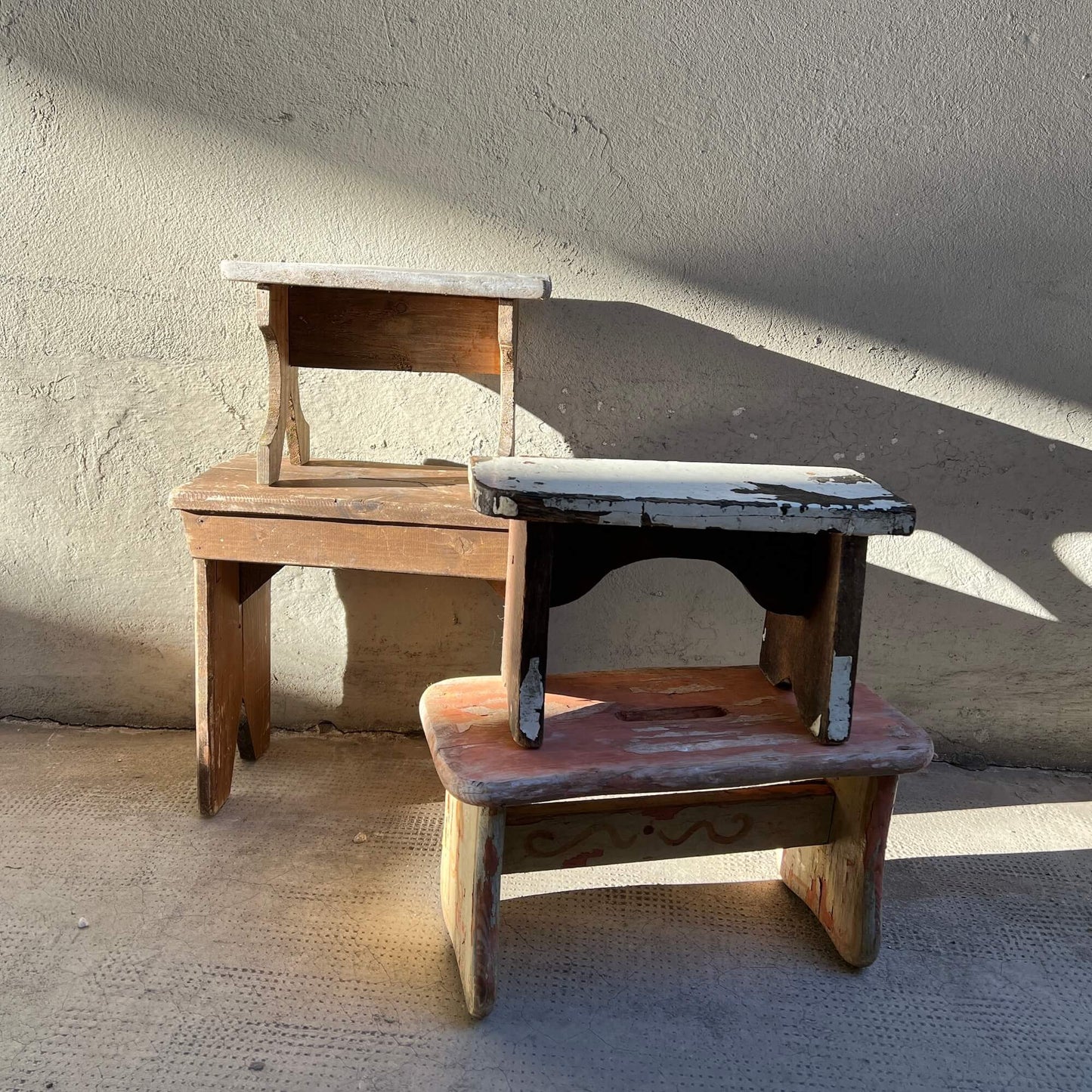 Piccolo Sgabello - Naturale - Vintage