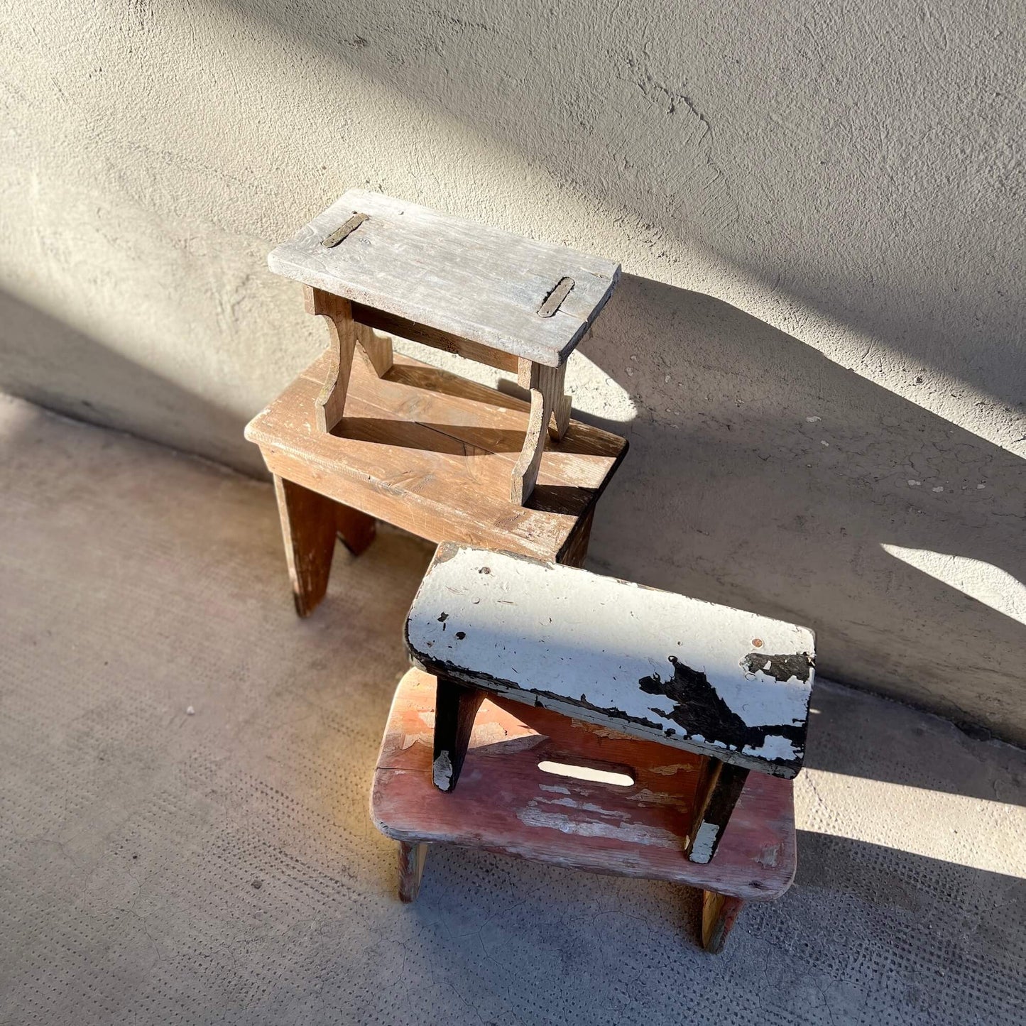 Piccolo Sgabello - Naturale - Vintage
