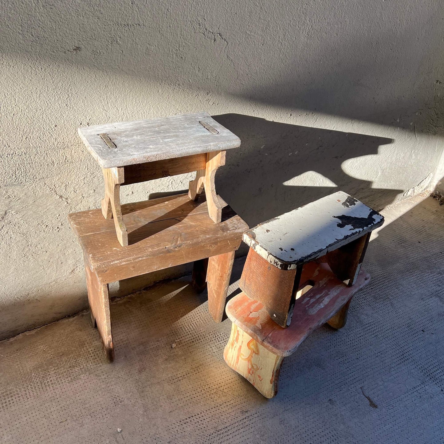 Piccolo Sgabello - Naturale - Vintage