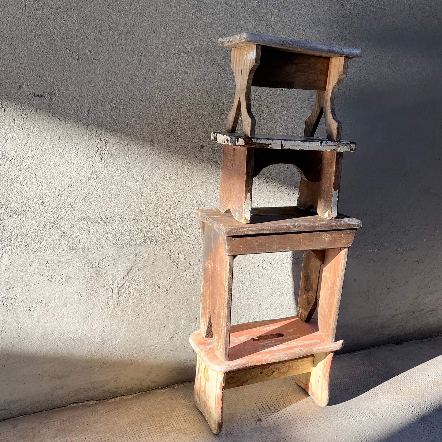 Piccolo Sgabello - Naturale - Vintage