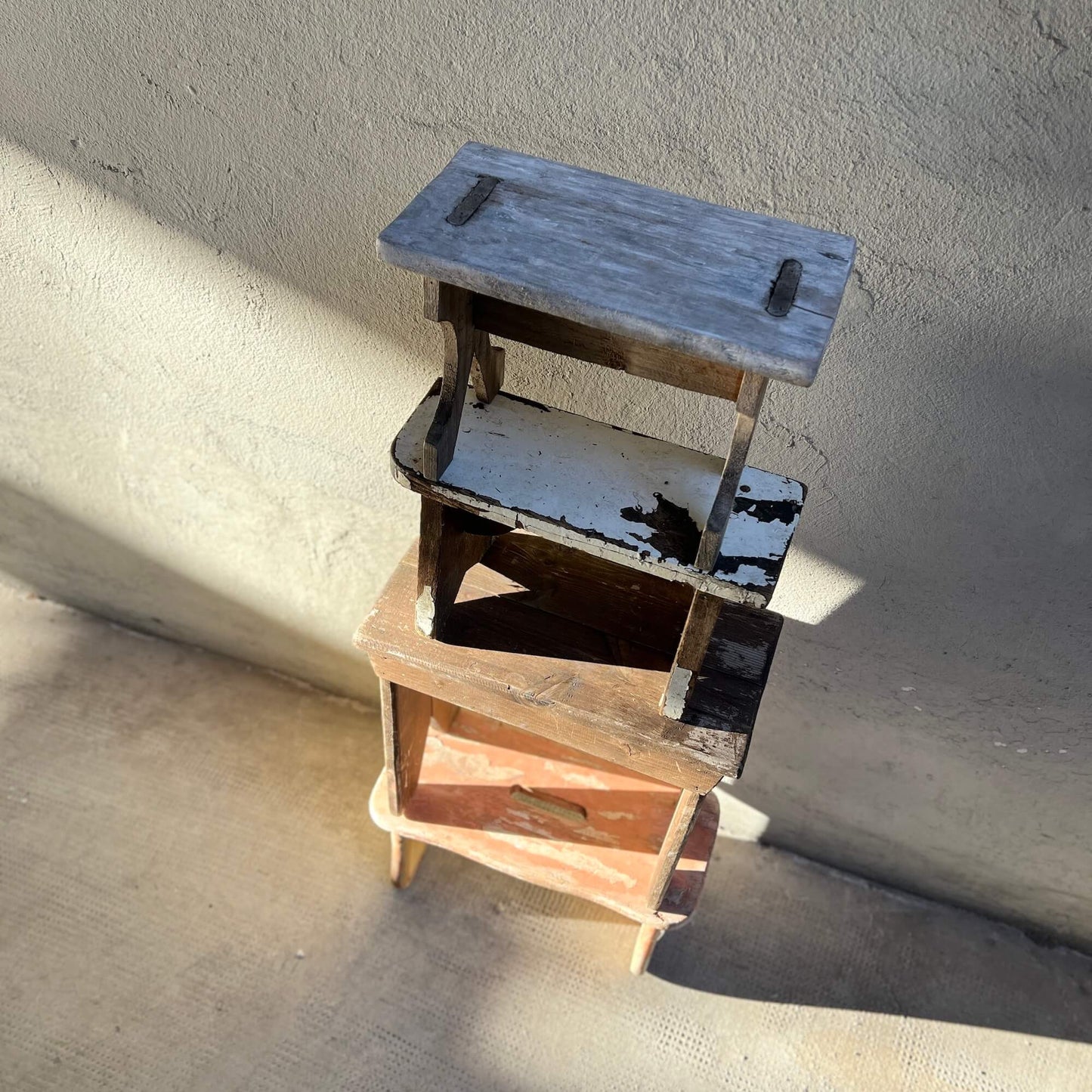 Piccolo Sgabello - Naturale - Vintage