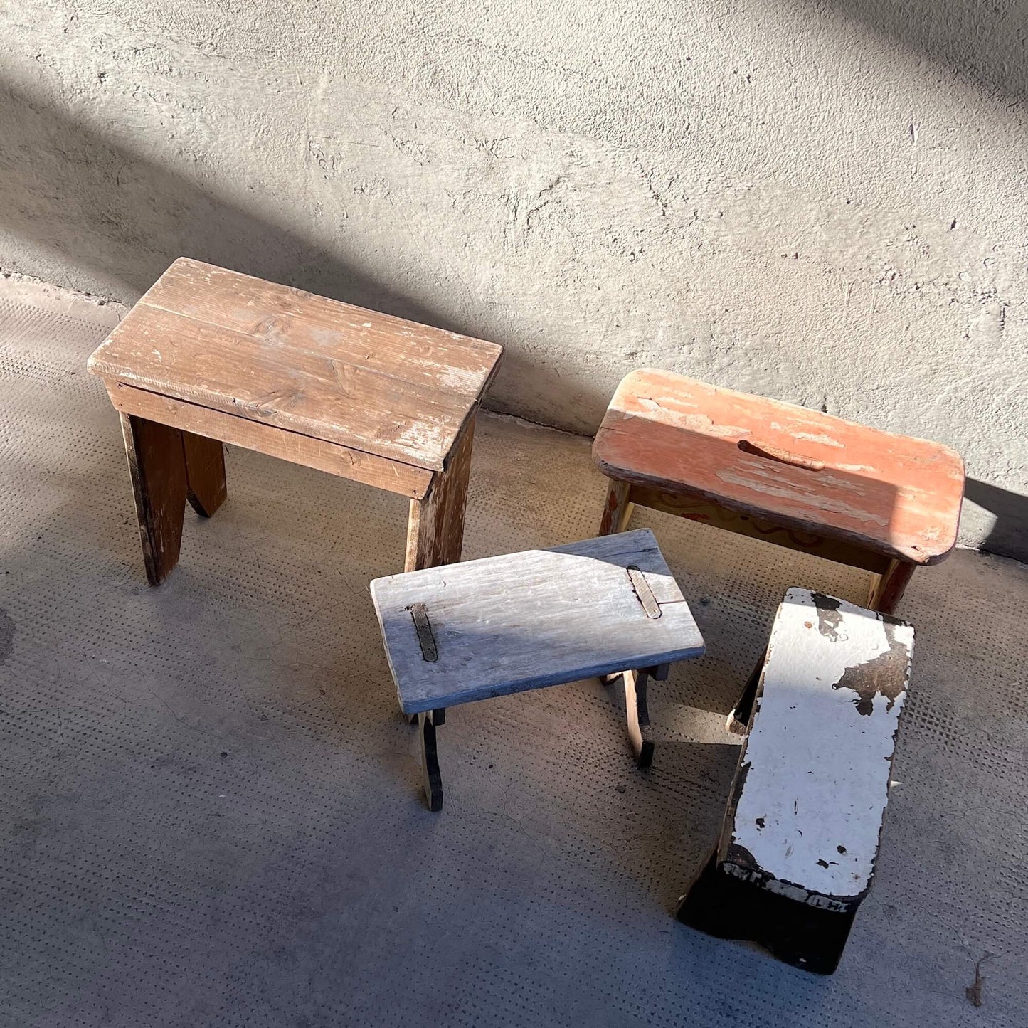 Piccolo Sgabello - Naturale - Vintage