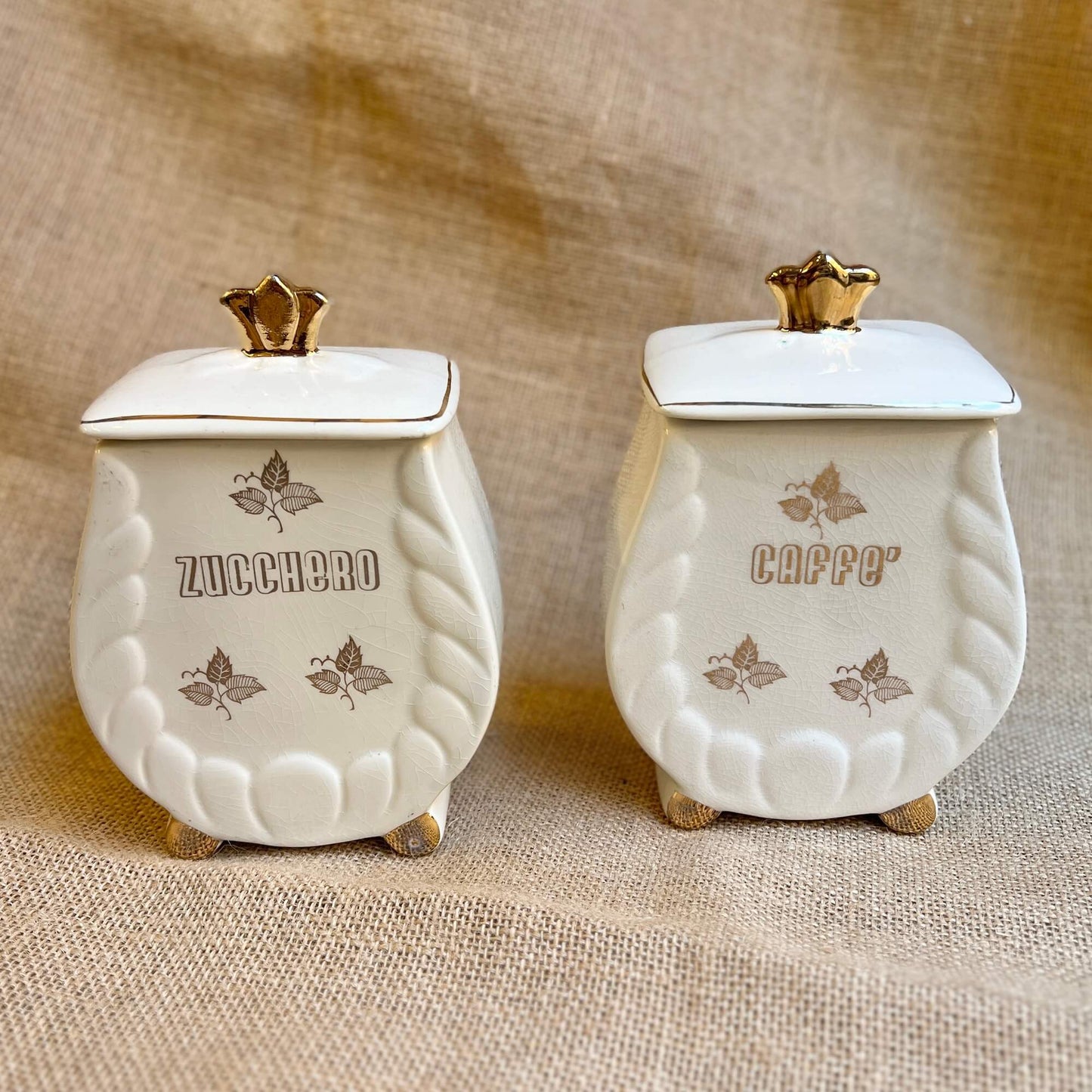Barattoli - Ceramica Italiana Capodimonte - Vintage