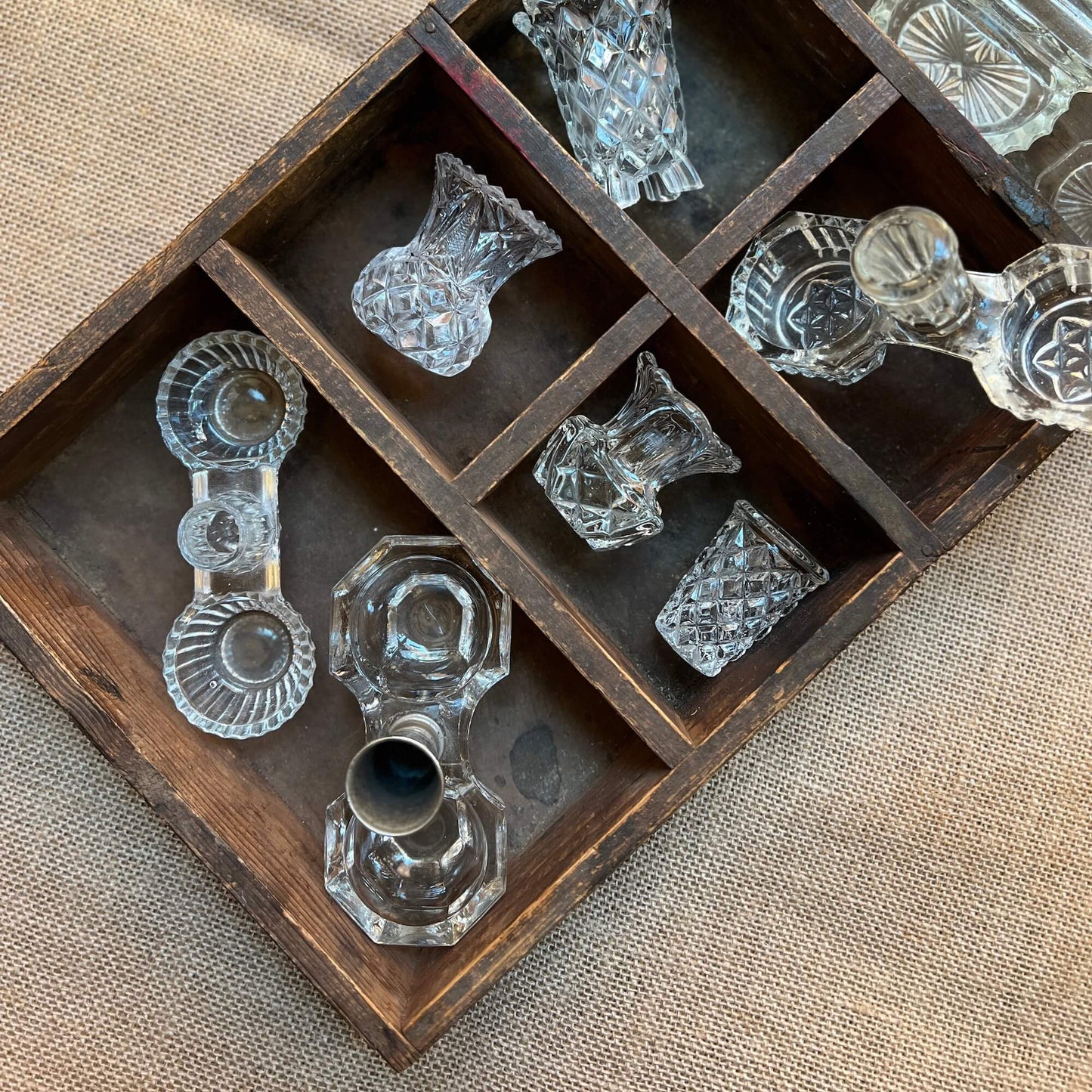Piccoli contenitori - Sale/Pepe/Stuzzicandenti - Vintage