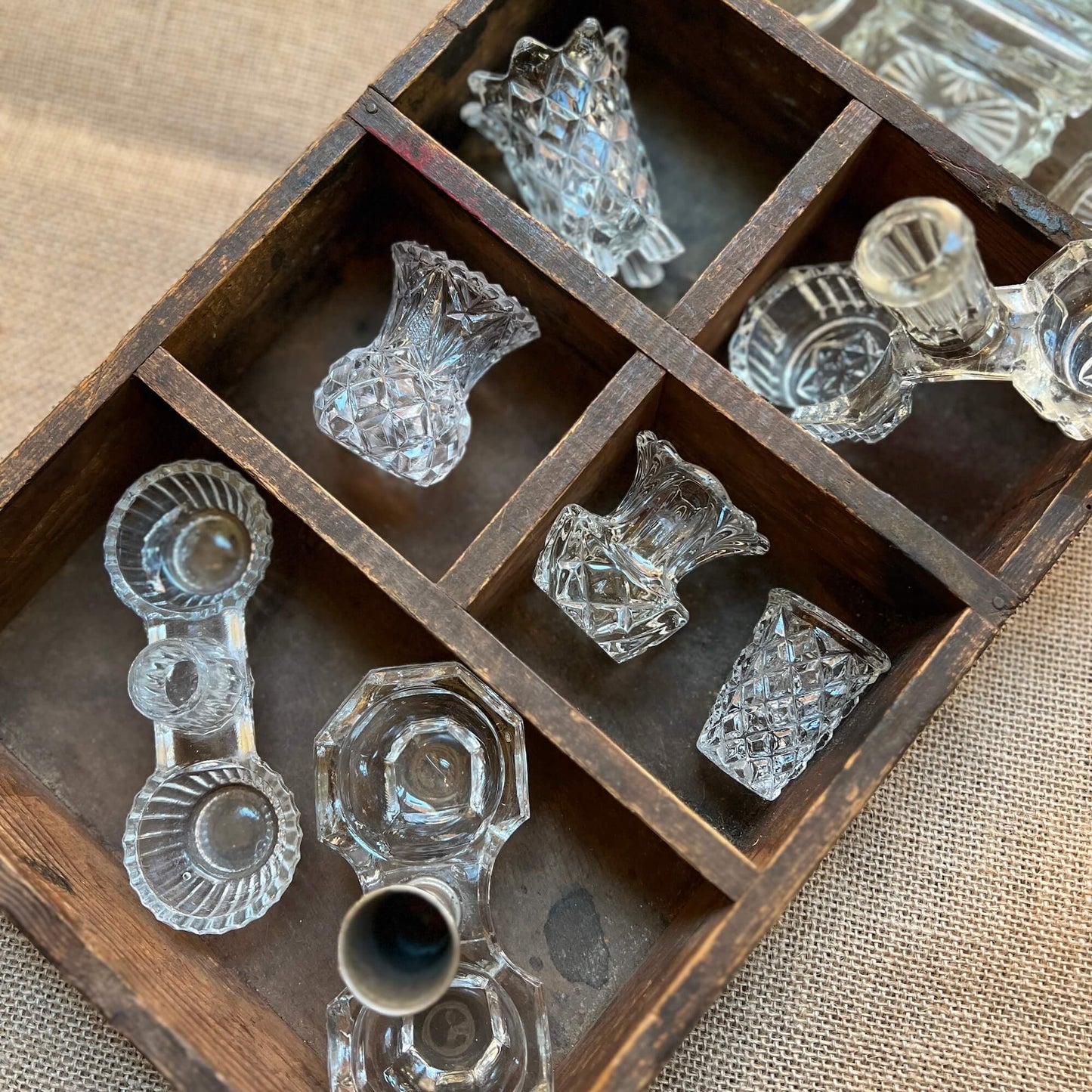 Piccoli contenitori - Sale/Pepe/Stuzzicandenti - Vintage