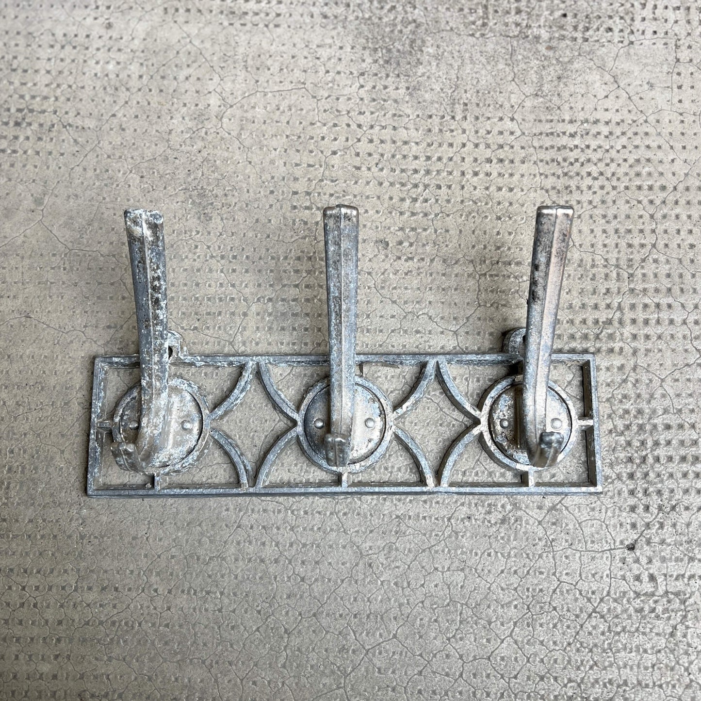 Appendino 3 ganci - Alluminio - Vintage