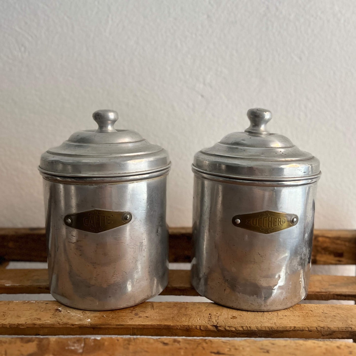 SET 2 Barattoli - Zucchero e Caffè - Vintage