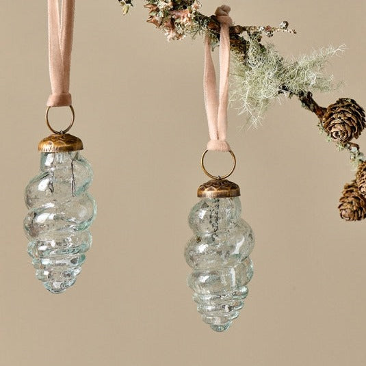Conchiglia Spirale - Trasparente - Decorazioni Natale