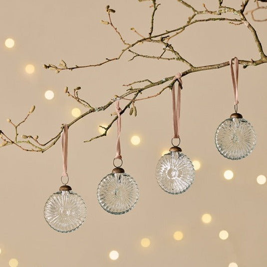 Conchiglia Tonda - Trasparente - Decorazioni Natale