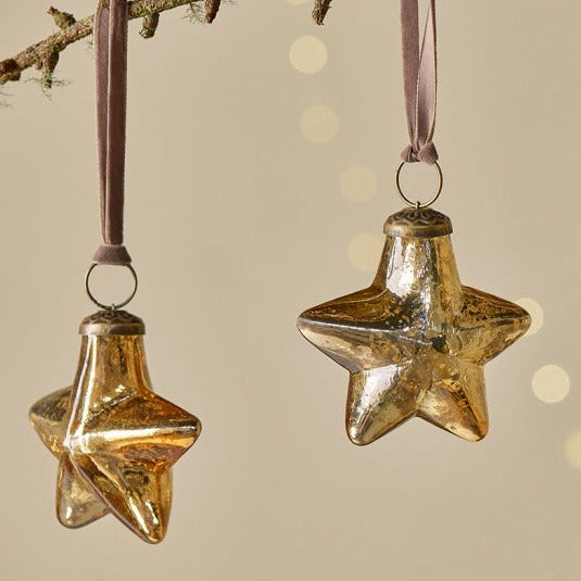 Stella - Trasparente & Oro - Decorazioni Natale