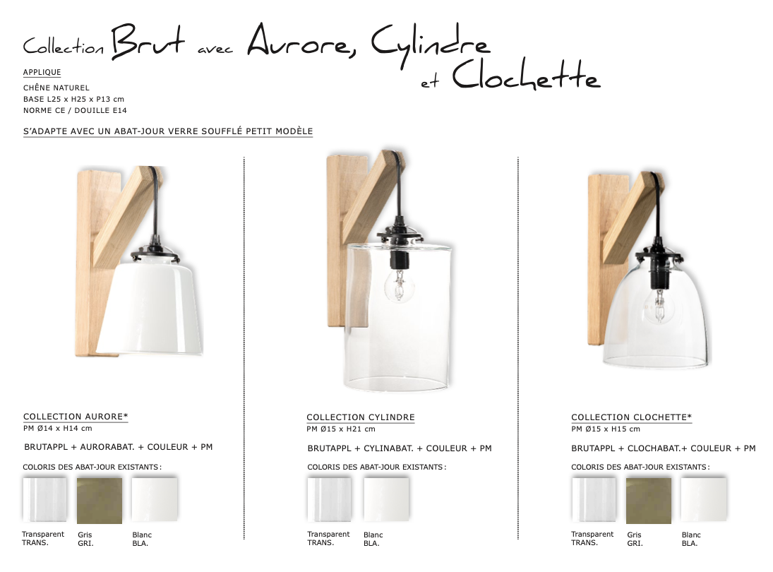 Applique da parete - in legno