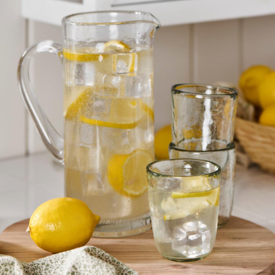 Bicchiere acqua - Vetro irregolare