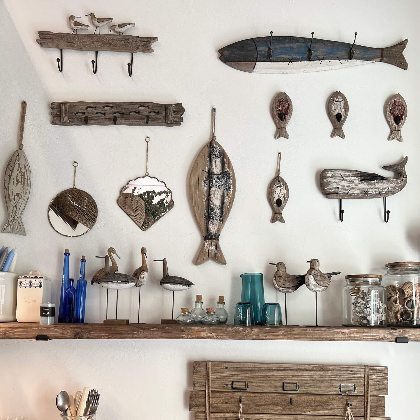 Uccelli marini - con piedistallo