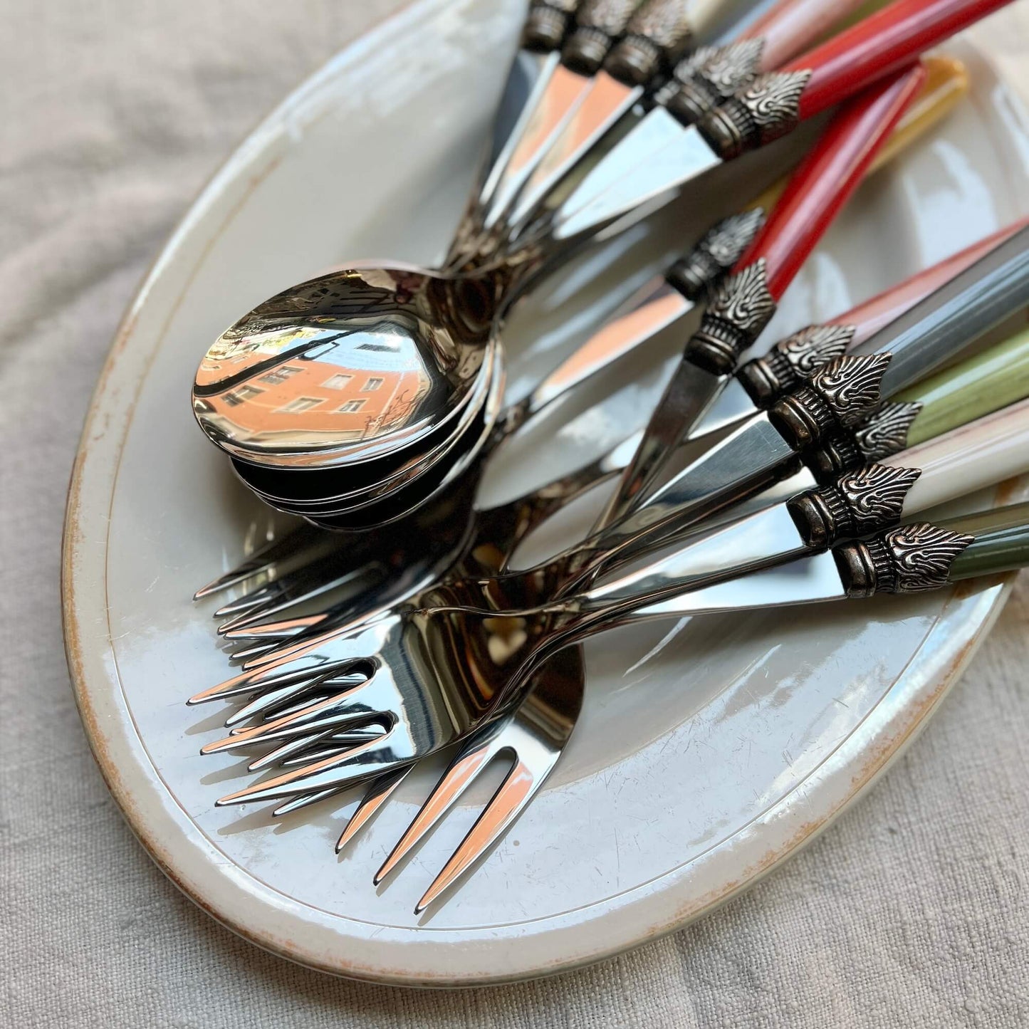 SET Forchettone e Cucchiaio Servire - Mod.Vintage - Rivadossi