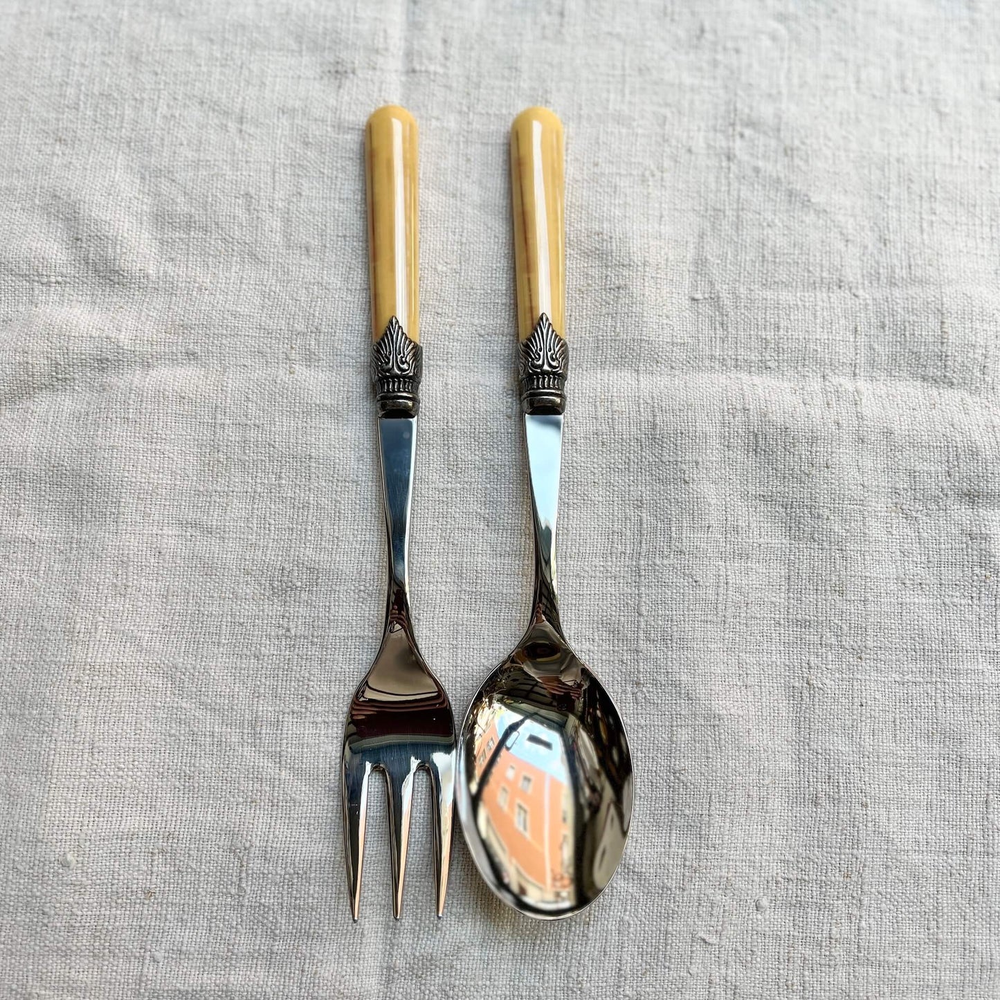 SET Forchettone e Cucchiaio Servire - Mod.Vintage - Rivadossi