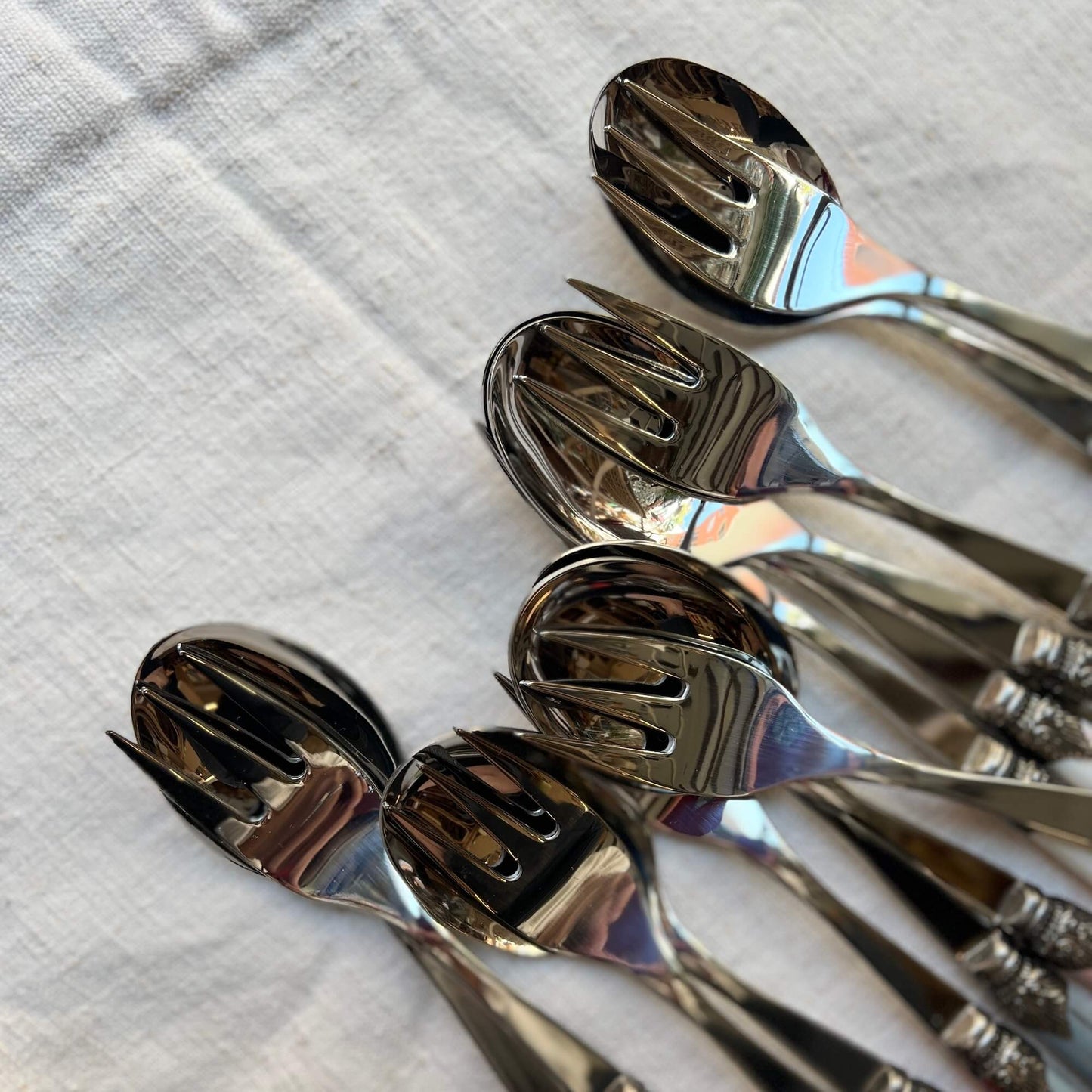 SET Forchettone e Cucchiaio Servire - Mod.Vintage - Rivadossi