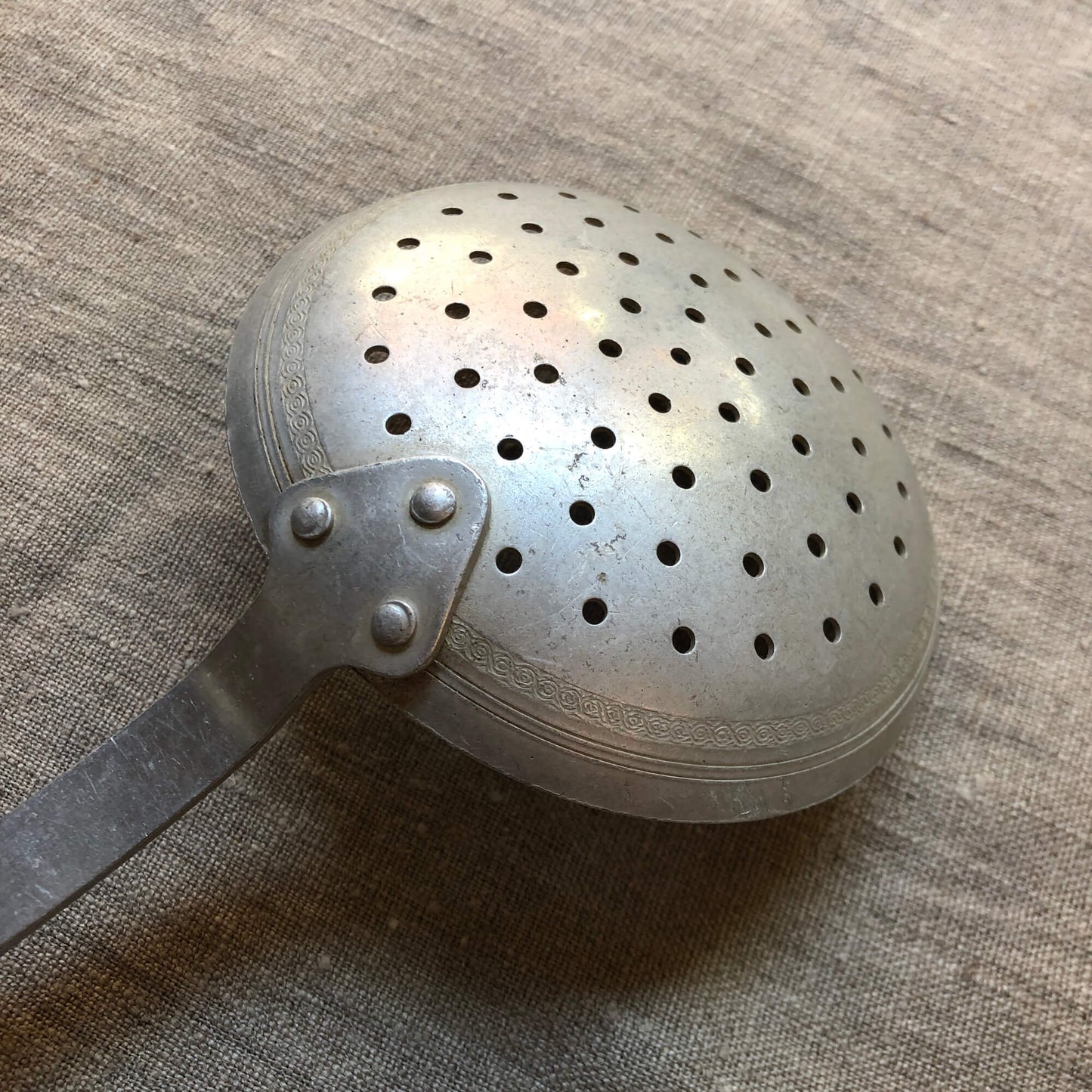 Slotted ladles - Aluminum - Vintage