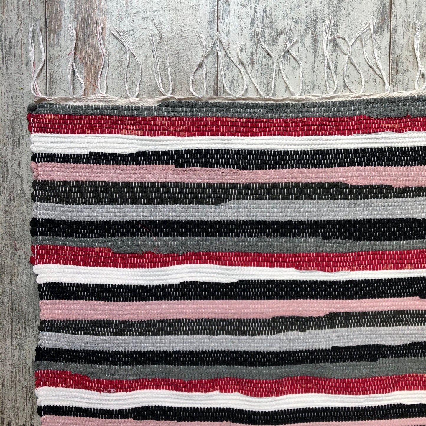 Tappeto - Fantasia - 50x150 Madame Gioia Home 50x150 / Cotone 100% / ROSSO/rosa