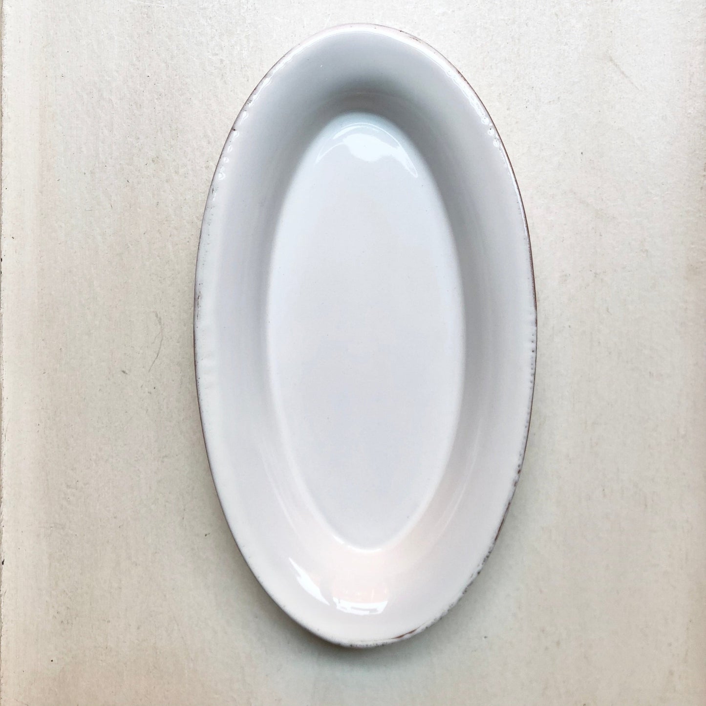 Vassoio piccolo ovale - Linea Tavolozza - Virginia Casa Virginia Casa 26x15cm / Bianco